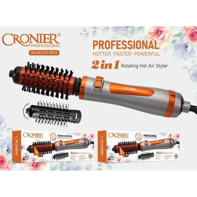 CRONIER Фен-щетка для волос CR-6855