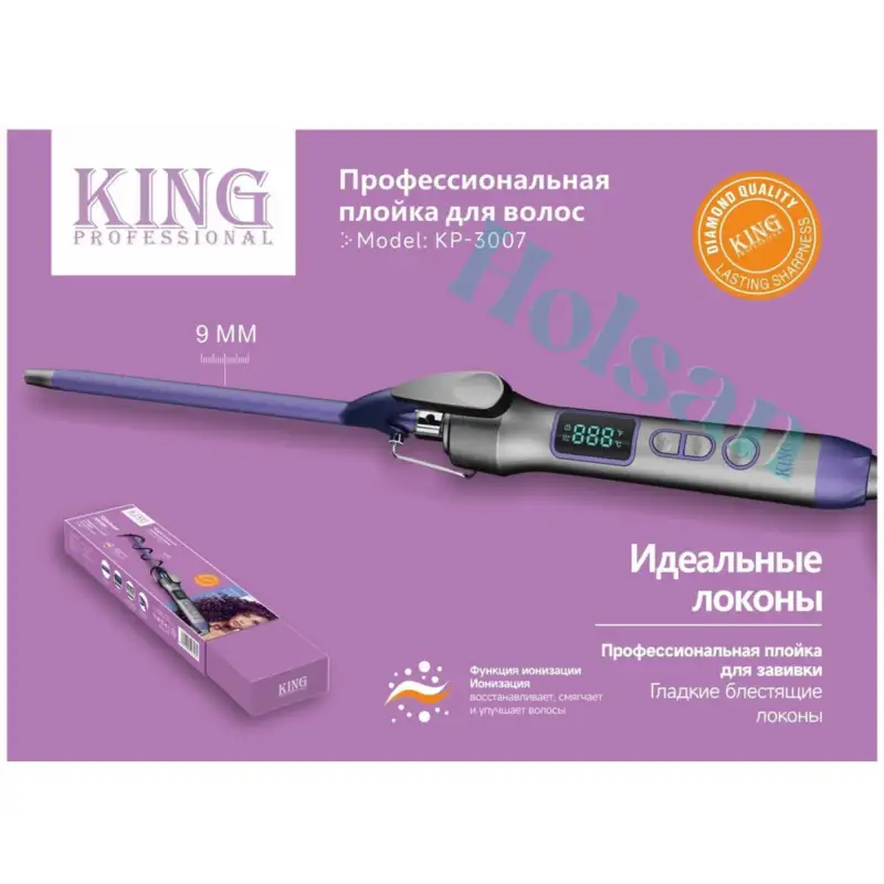 Плойка для волос King КР-3007