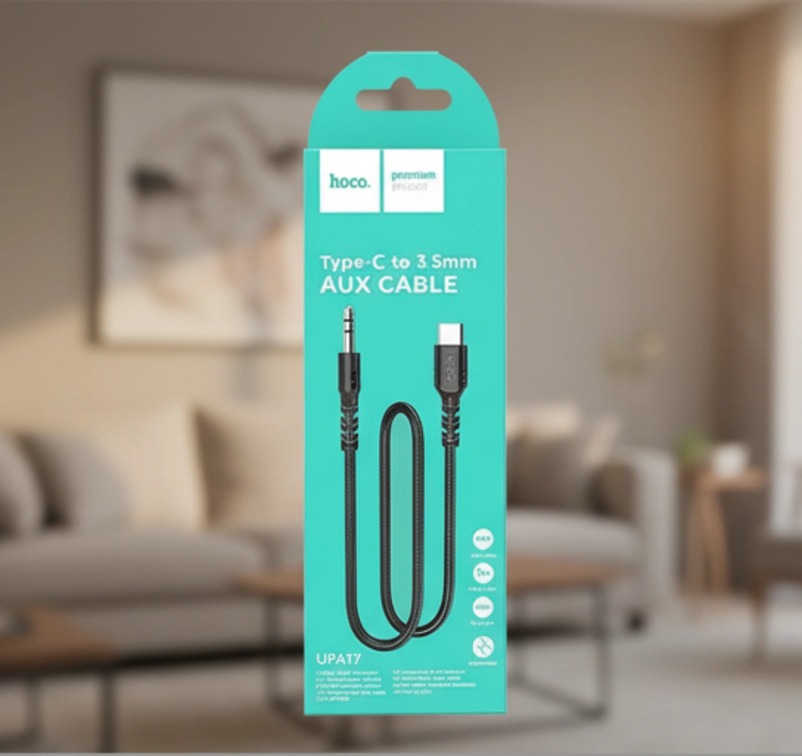 Аудиокабель HOCO UPA17 Type-C - 3.5 мм AUX (1 м)