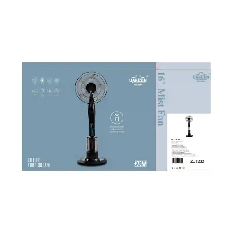 Вентилятюр UAKEEN ZL-1202