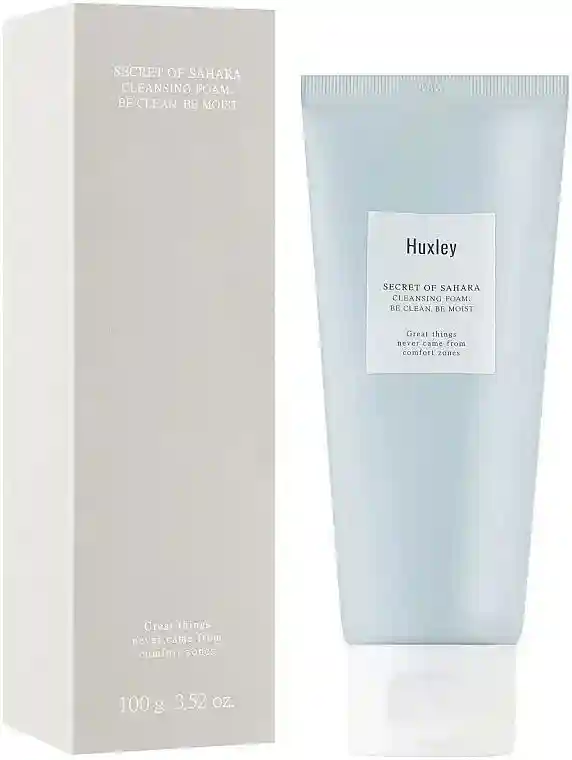 Secret of sahara cleansing foam huxley