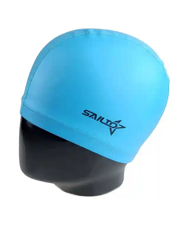 ШАПКА ДЛЯ ПЛАВАНИЯ GF-00299 голубой