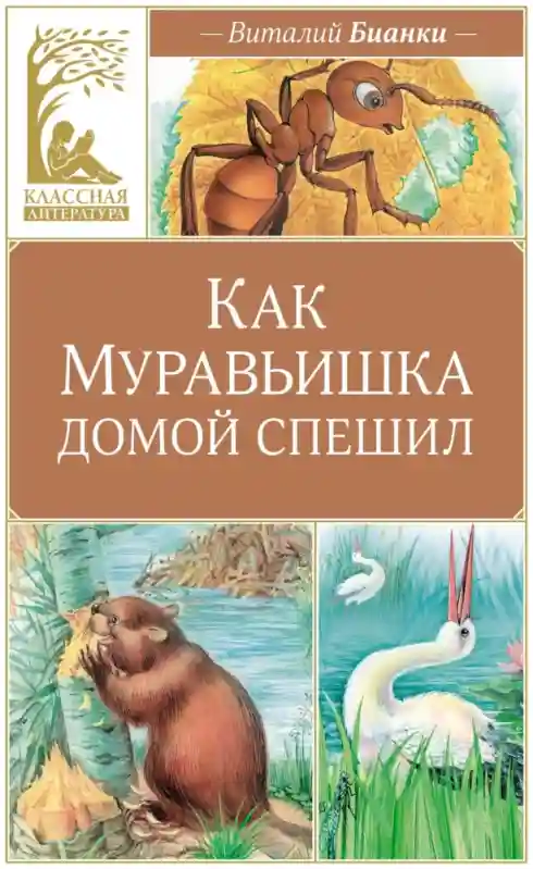 Книга Бианки В.: Как Муравьишка домой спешил