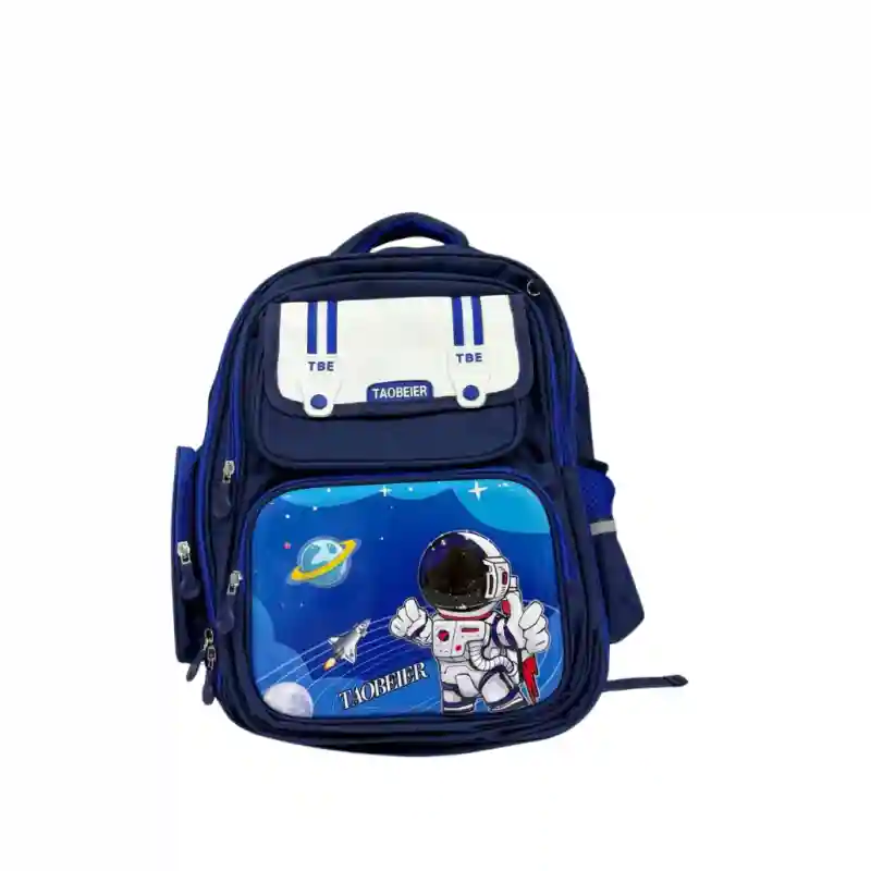 Рюкзак пластик, текстиль синий 16376