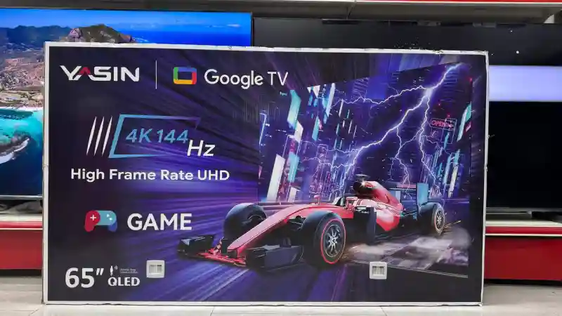 Телевизор Yasin 65" QLED Google TV (4K 144Hz, High Frame Rate)