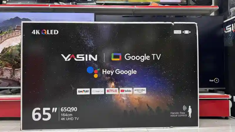 Телевизор Yasin 65Q90 QLED (65 дюймов / 164 см) — Google TV