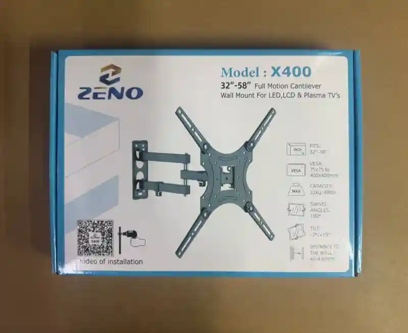 Кронштейн для ТВ ZENO X400 (32"-58") наклонно-поворотный