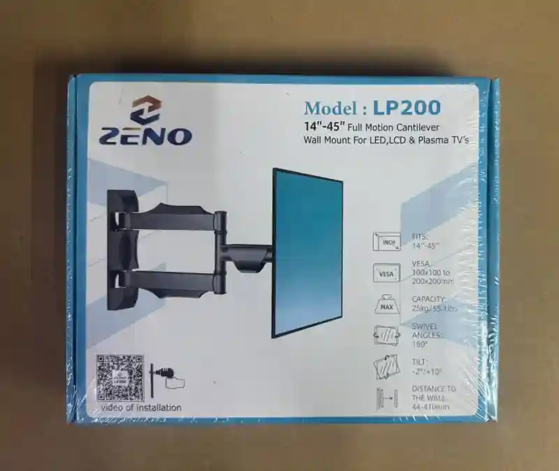 Кронштейн для ТВ ZENO LP200 (14"-45") наклонно-поворотный