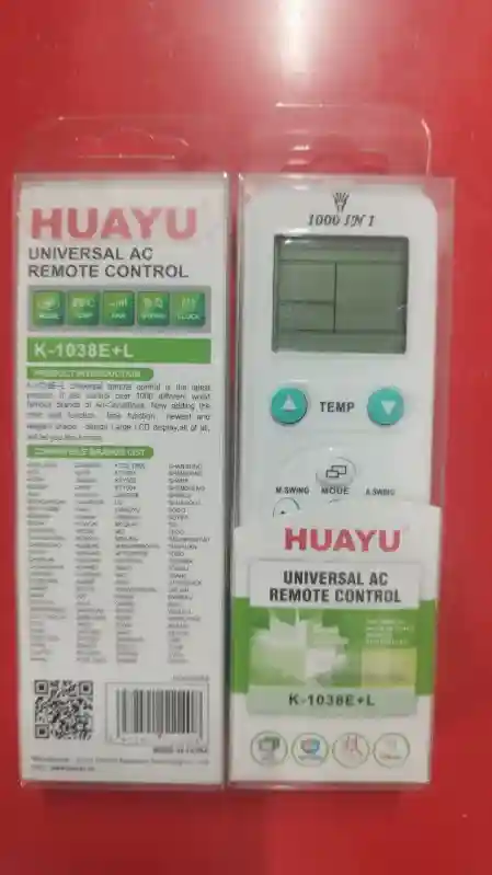 Универсальный пульт для кондиционеров HUAYU K-1038E+L (1000 в 1)