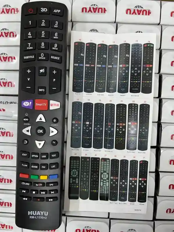 Универсальный пульт HUAYU RM-L1330+2 для Smart TV (TCL, Hitachi, Shivaki и др.)