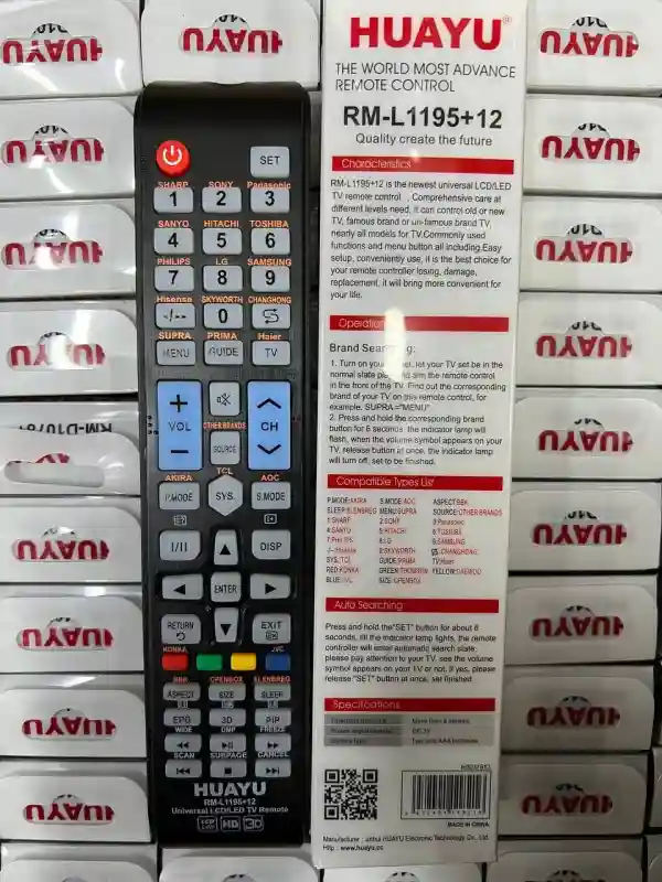 Универсальный пульт HUAYU RM-L1195+12 для LCD/LED телевизоров