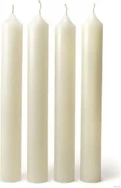 Свечи хозяйственные восковые/парафиновые, набор 4 шт.