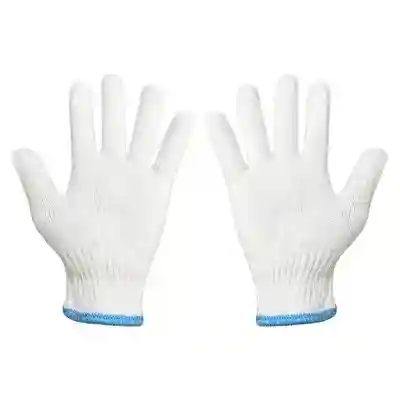 Перчатки рабочие ХБ отбеленные, 10 класс вязки, белые