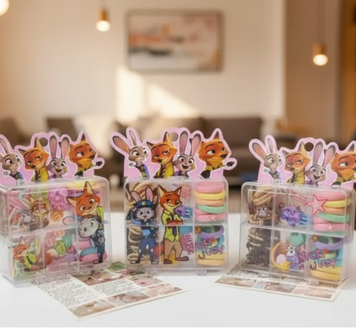 Набор резинок и заколок Зверополис