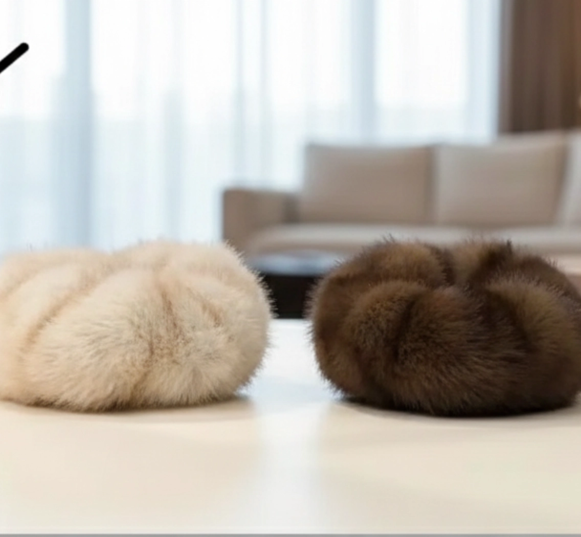 Резинка бублик 1 шт, бежевый