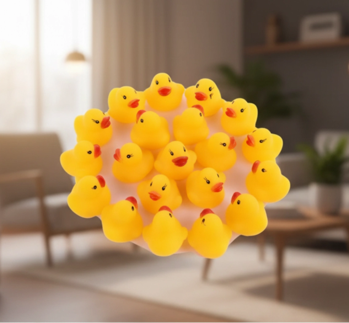 Набор игрушек для купания «Маленькие уточки», комплект в упаковке