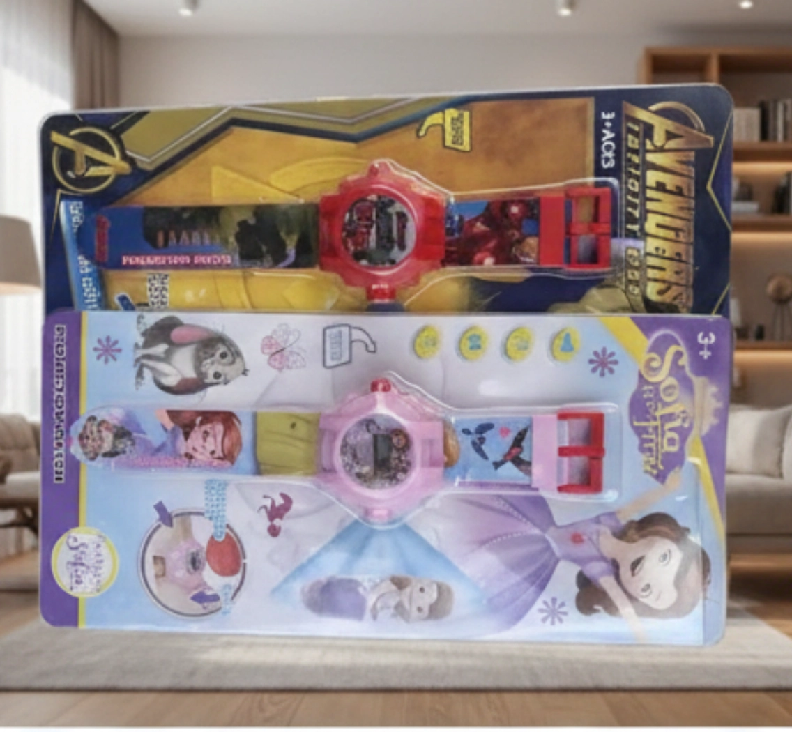 Детские наручные часы с проекцией, Avengers / Sofia the First