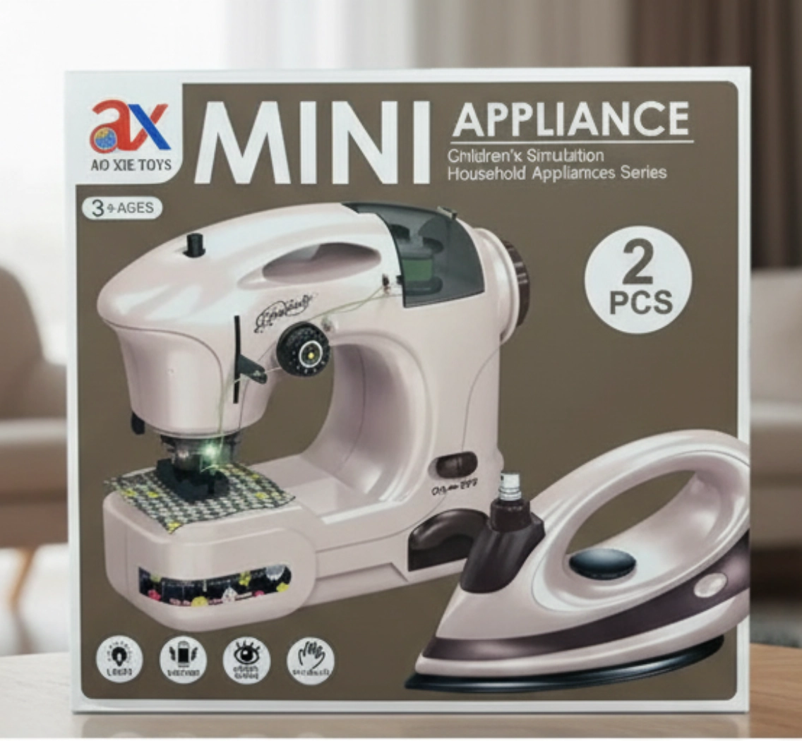 Игровой набор бытовой техники AO XIE TOYS Mini Appliance (Швейная машина и утюг)