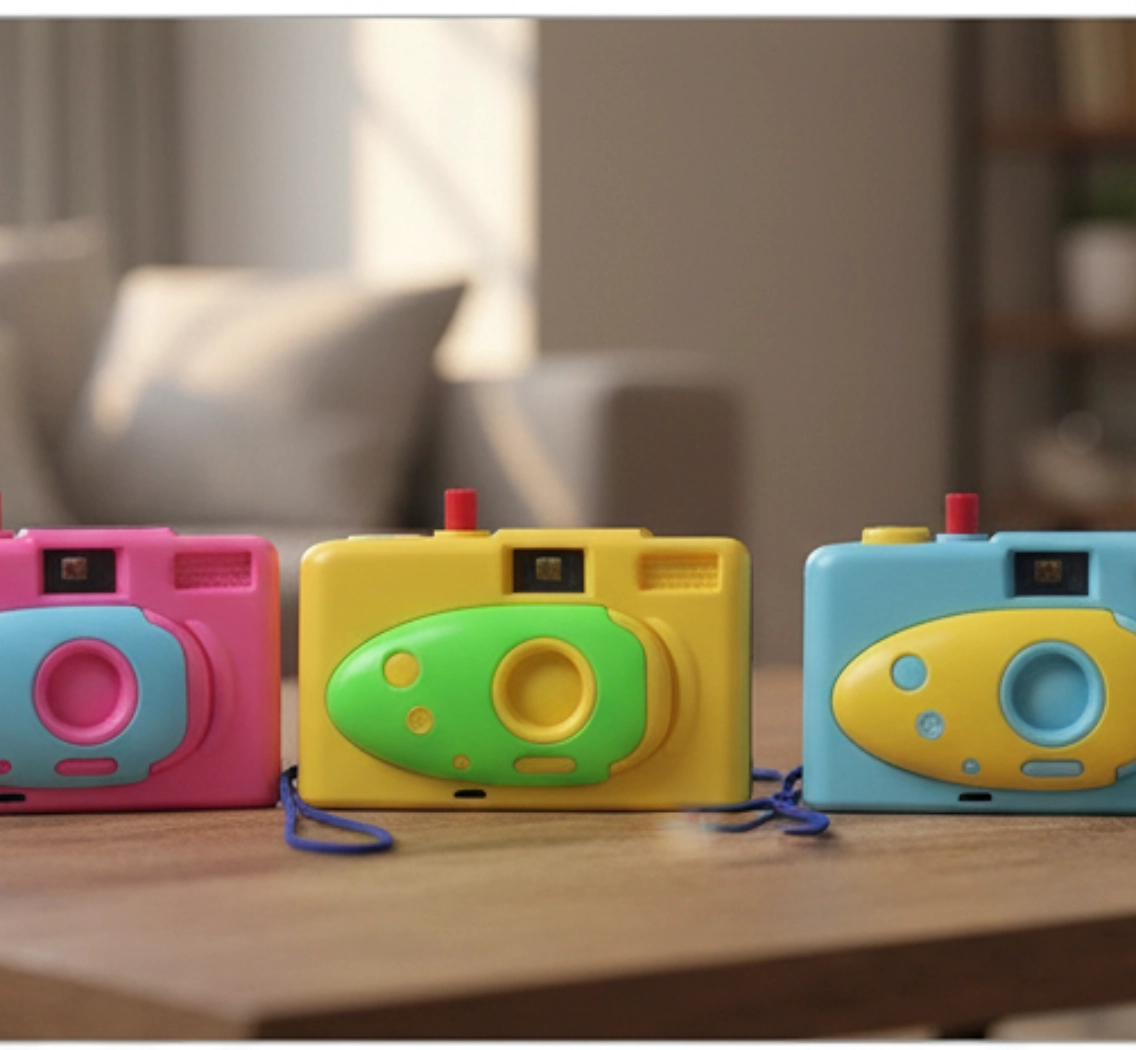 Детский фотоаппарат-игрушка, 10 штук в упаковке