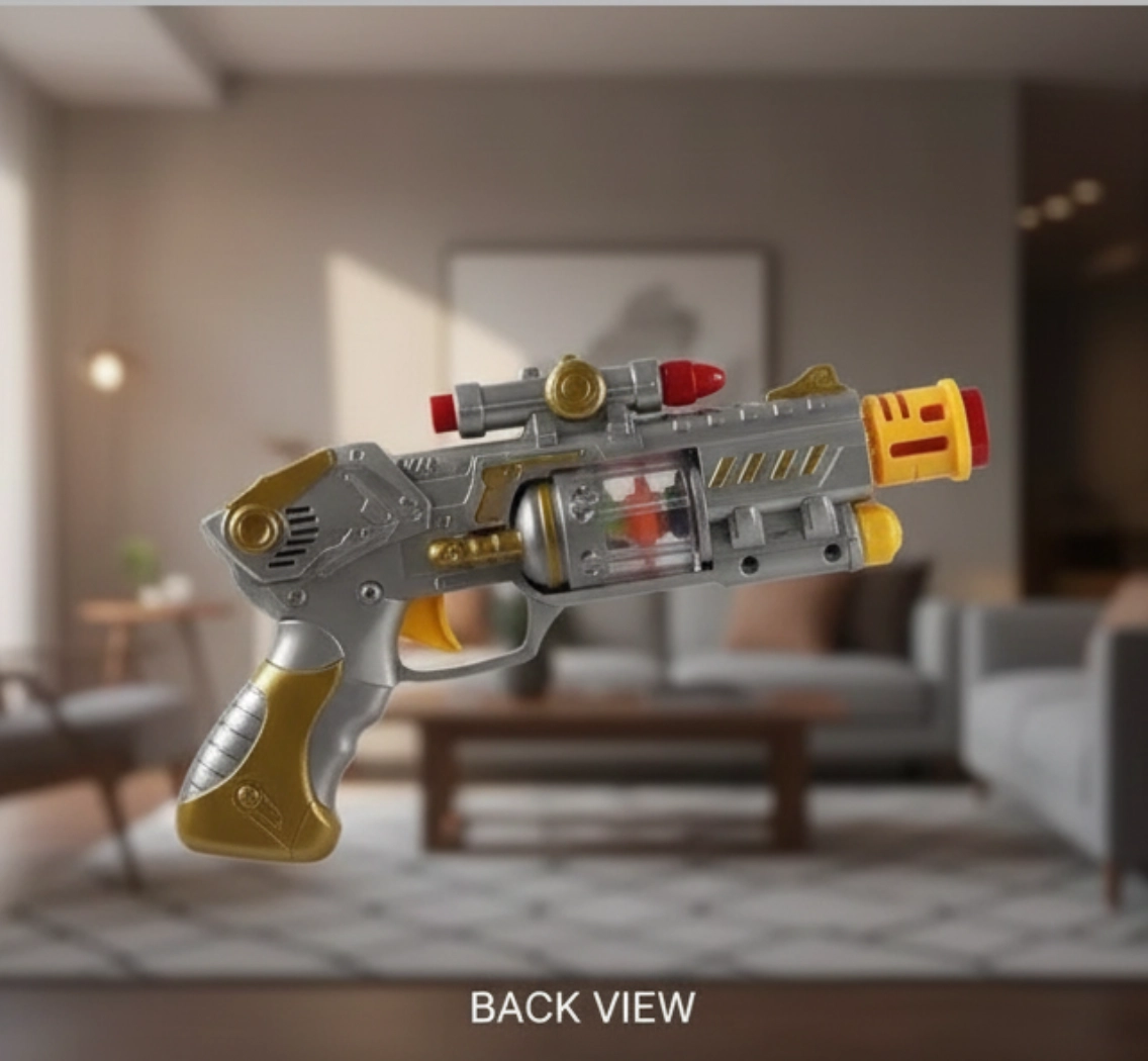 Игровой бластер-пистолет «Space Combat», серебристый