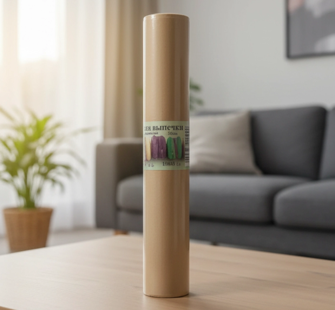 Бумага для выпечки (пергамент) многоразовая, ширина 38 см, длина 150 метров