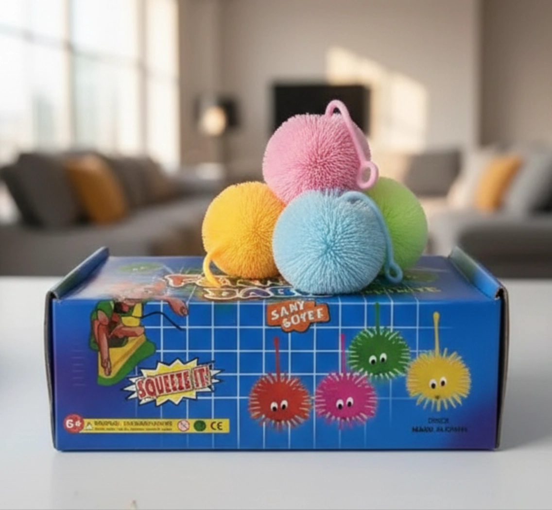 Набор игрушек-антистресс «Пушистики» (Spiky Balls), 12 штук