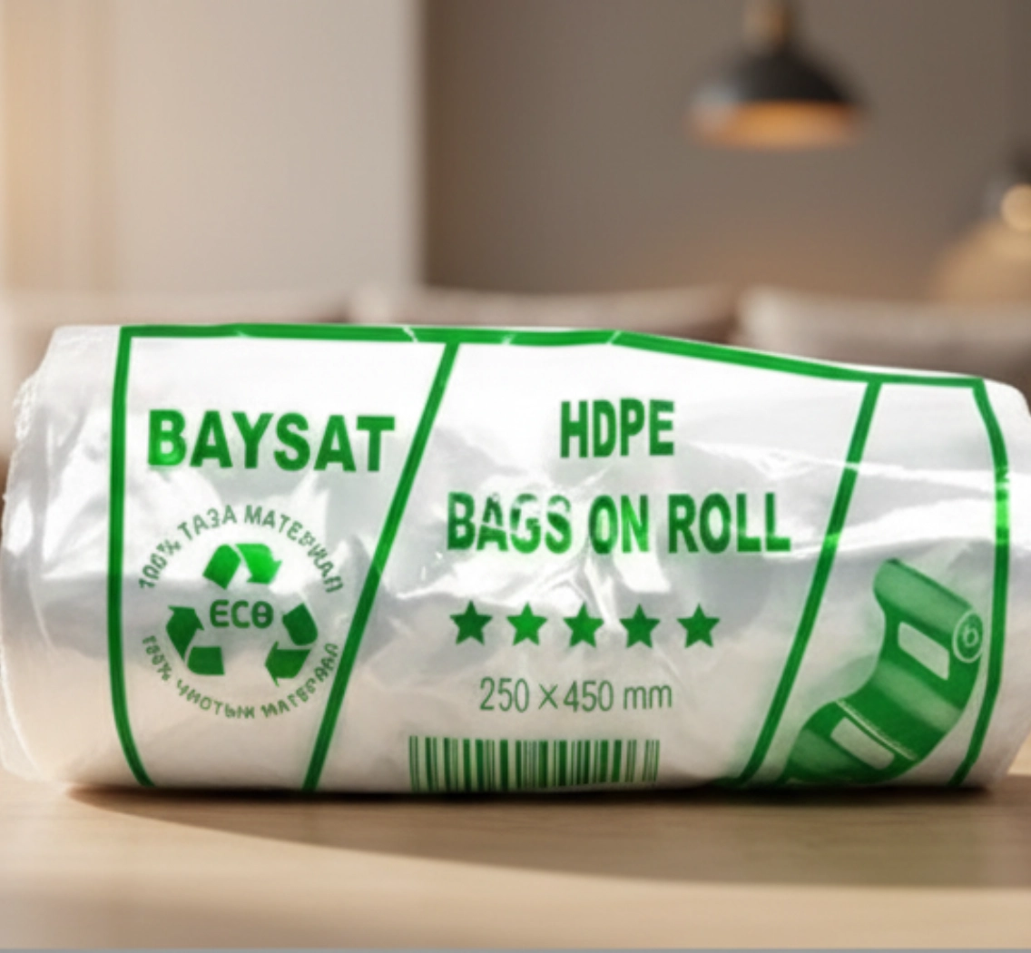 Фасовочные пакеты-майка в рулоне «BAYSAT HDPE Bags on Roll»