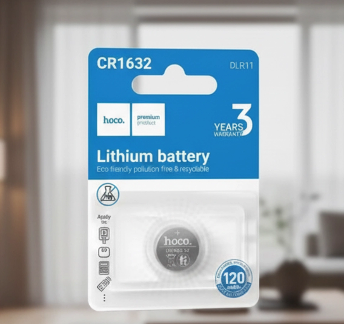 Батарейка HOCO CR1632 (DLR11) литиевая, 3V (1 шт.)