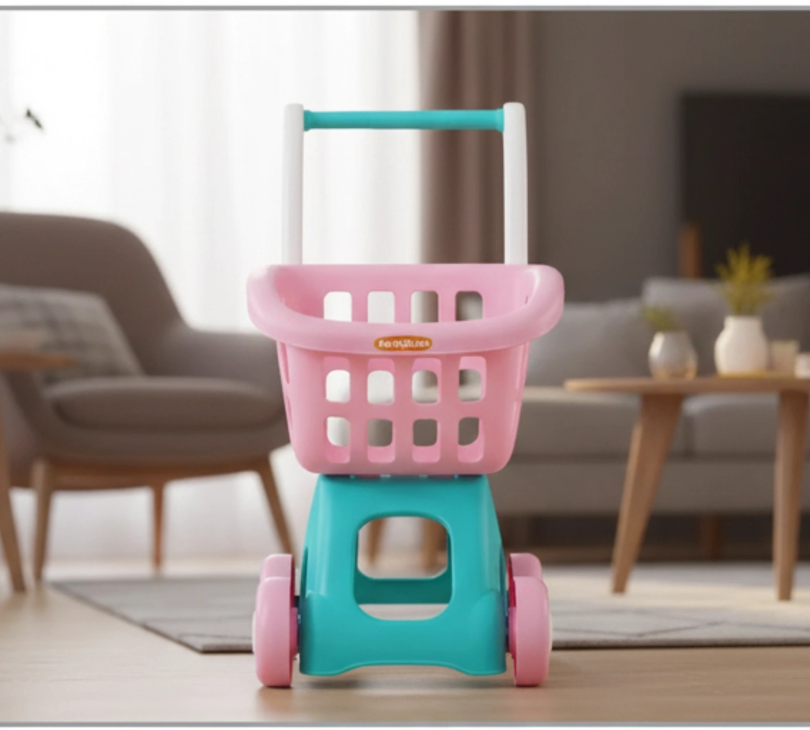 Детская игровая тележка для супермаркета