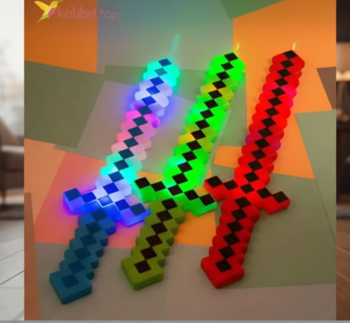 Игровой набор мечей «Пиксельные воины»