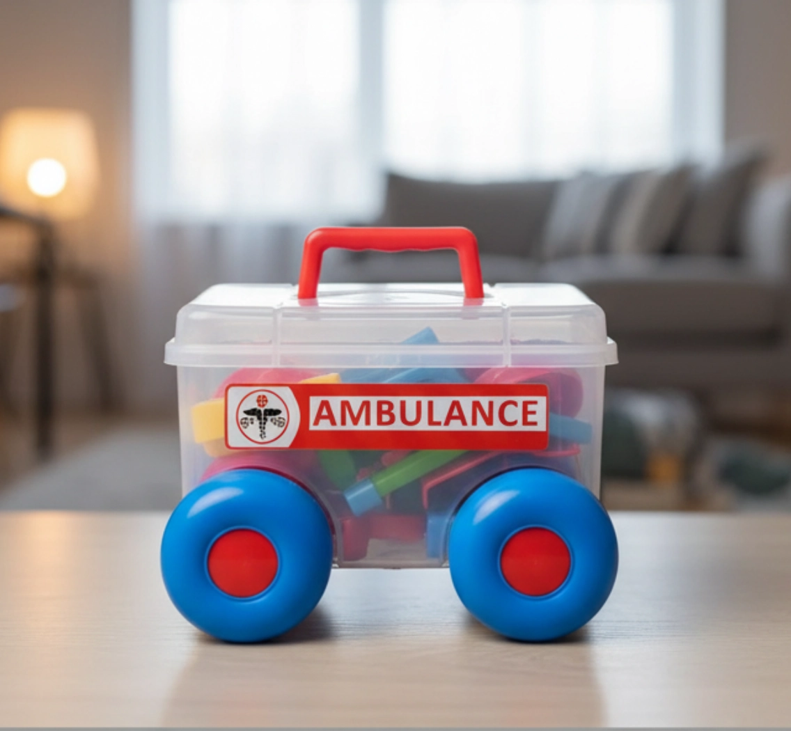 Название: Детский игровой набор «Скорая помощь» (Ambulance) в пластиковом боксе-