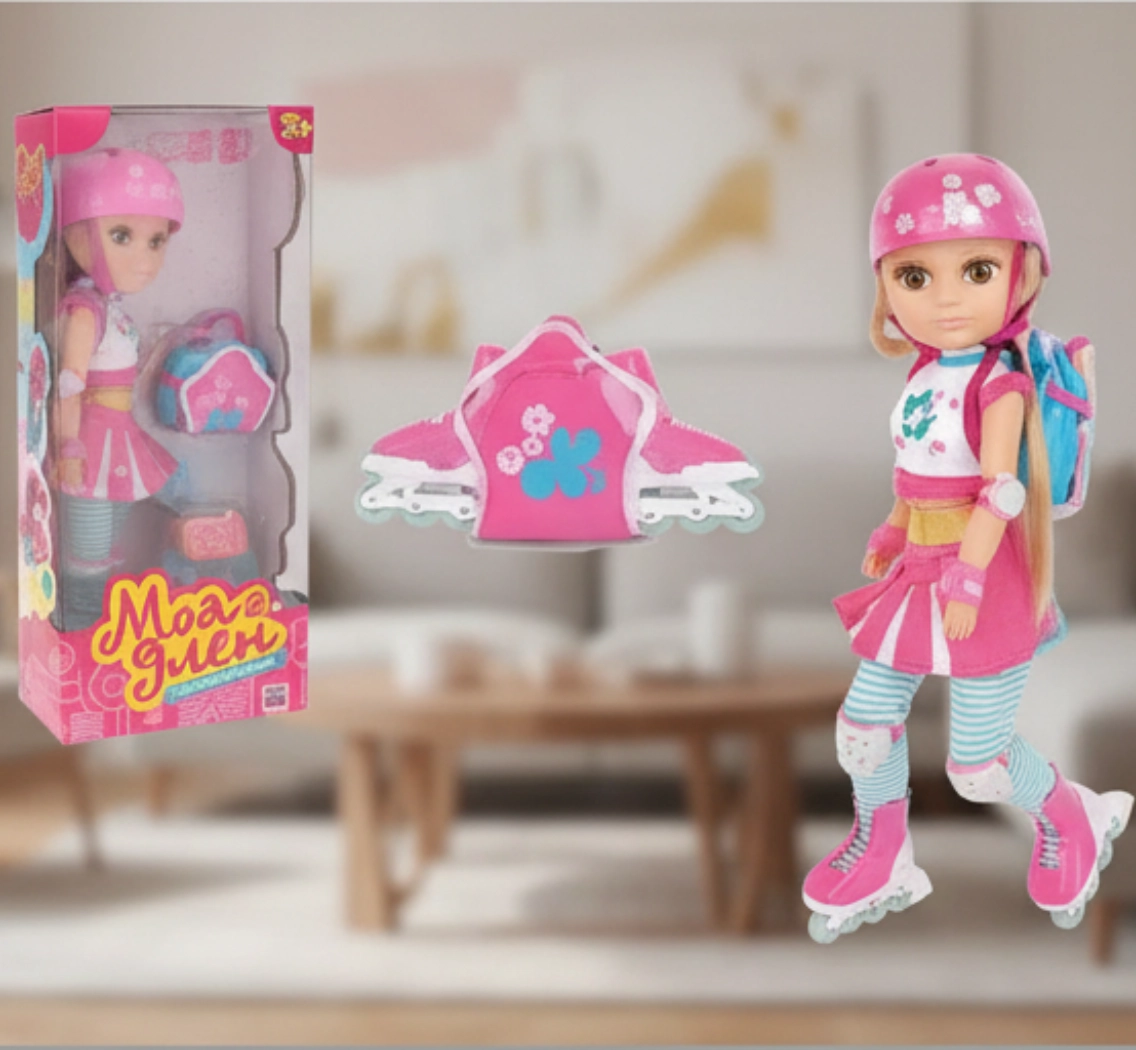 Кукла Luana Fashion Girl на роликах