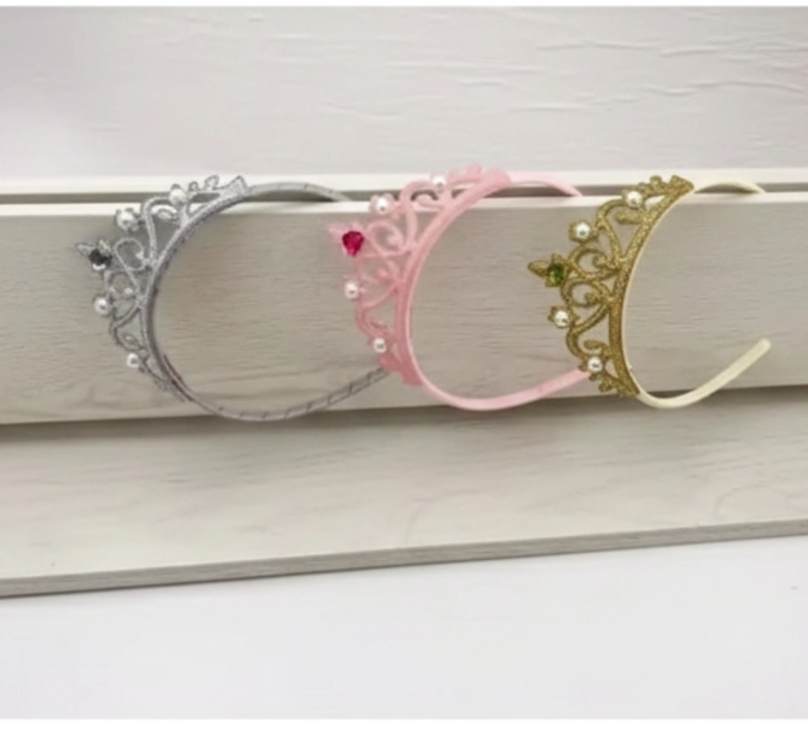 Диадема украшение 1 шт, розовый, золотистый, серебристый, малиновый