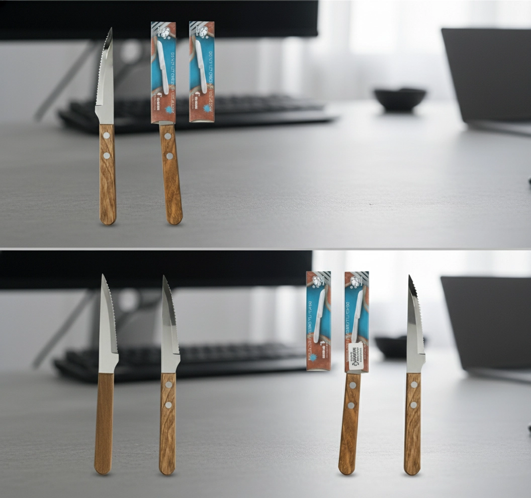 Нож кухонный универсальный Jafoison с деревянной ручкой, 4 дюйма