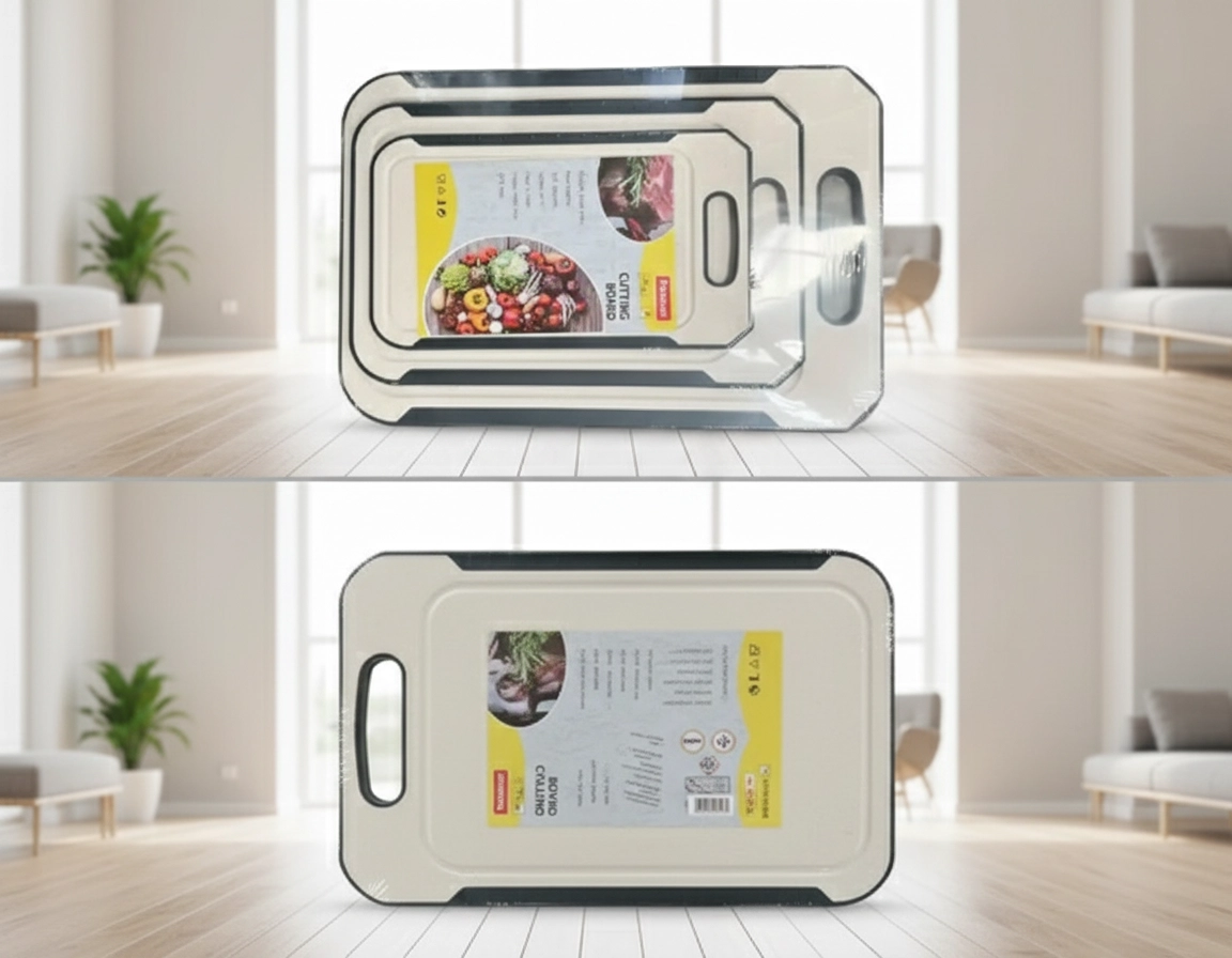 Набор разделочных досок Fissman из пшеничного волокна, 3 шт