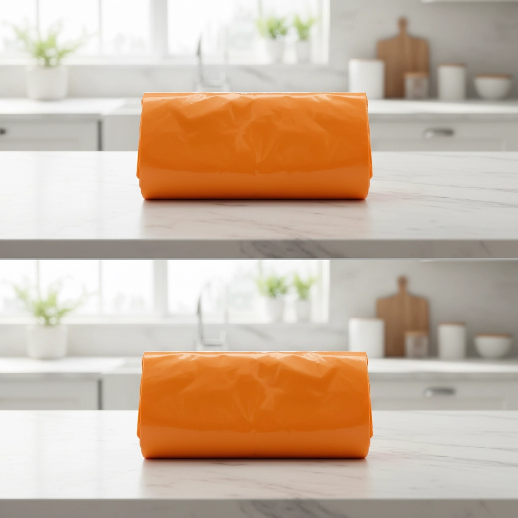 Пакеты полиэтиленовые «Майка», оранжевые, 35 штук