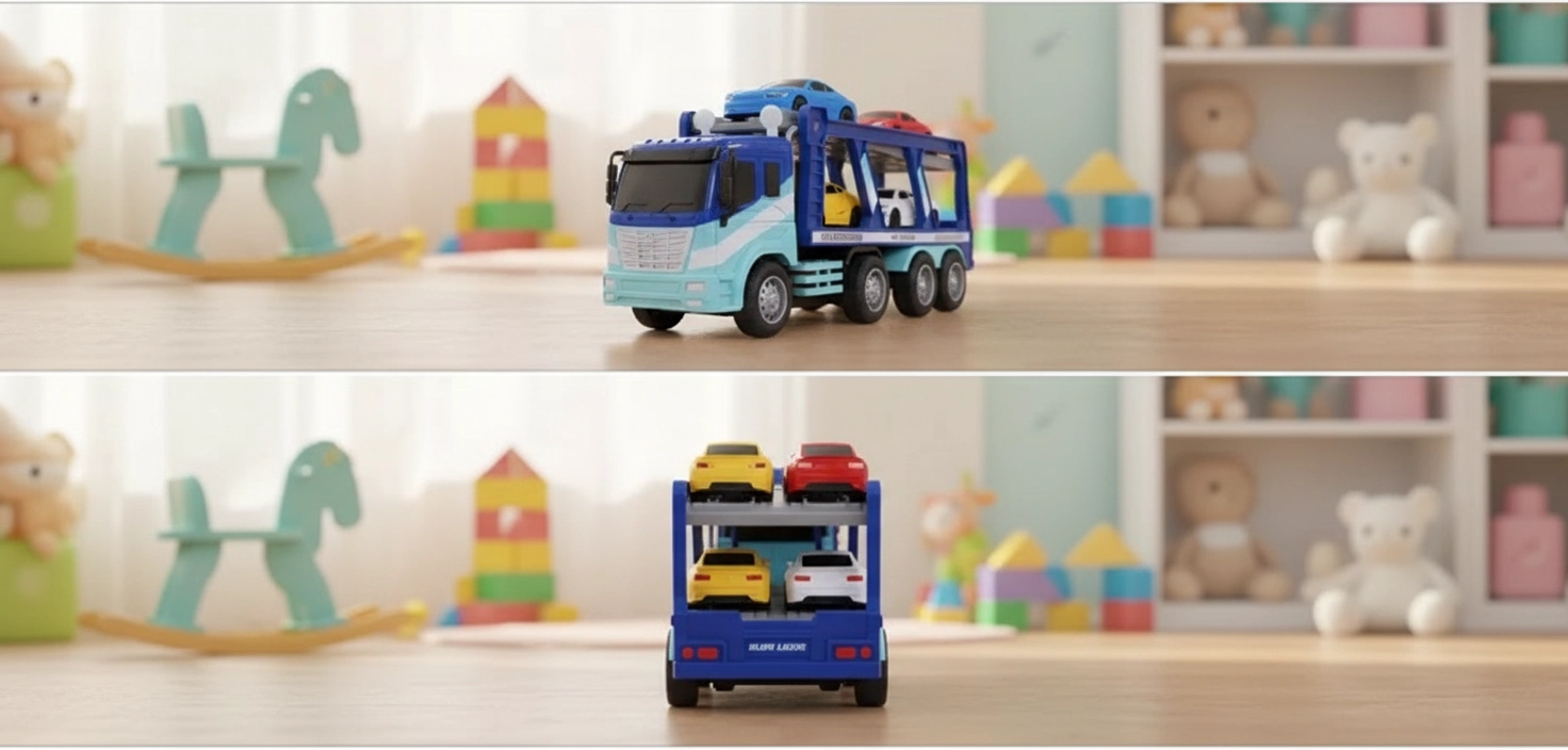 Игрушечный автовоз-транспортировщик WENYI Transportation (масштаб 1:16)