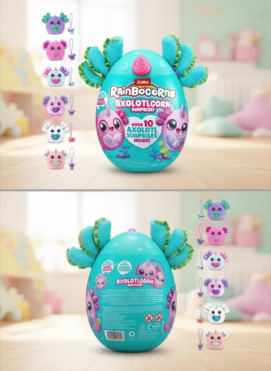 Игровой набор ZURU Rainbocorns Axolotlcorn Surprise, оригинал