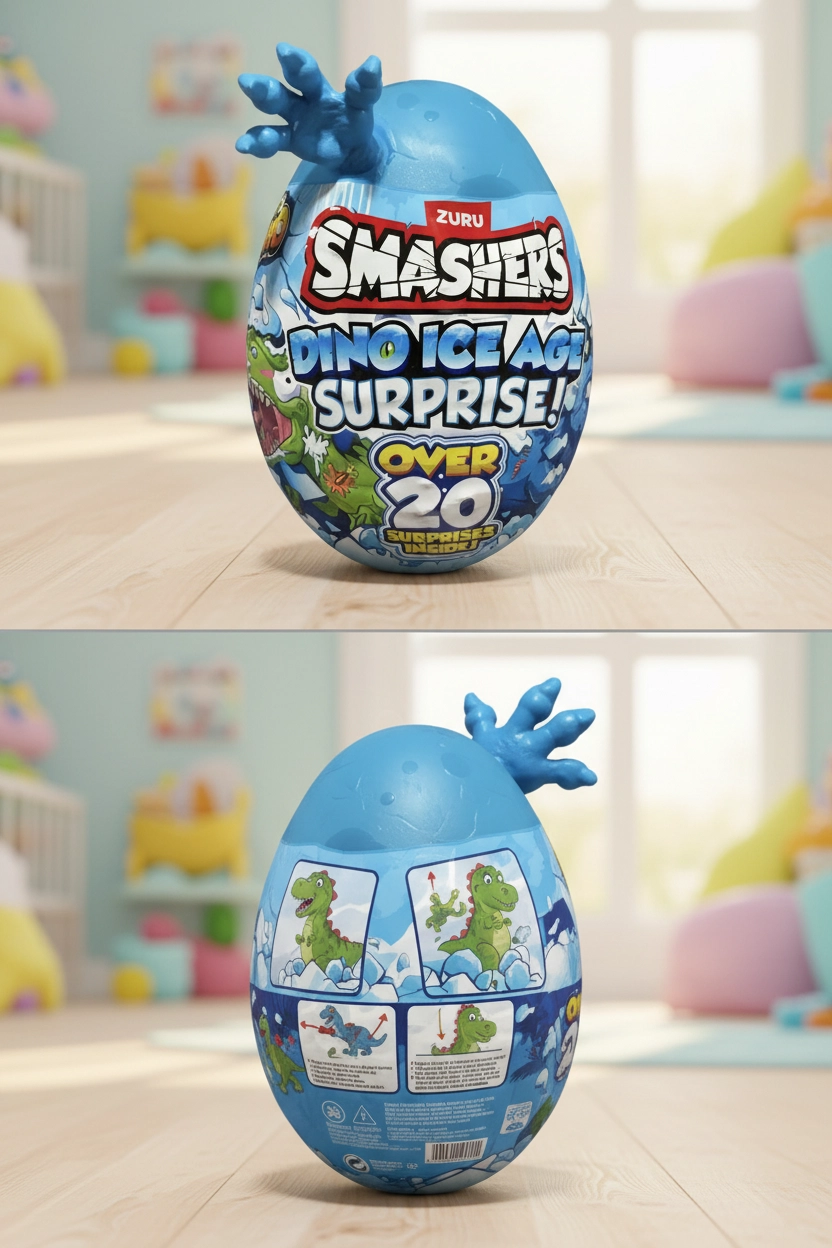 Игровой набор ZURU Smashers Dino Ice Age Mini Surprise, оригинал