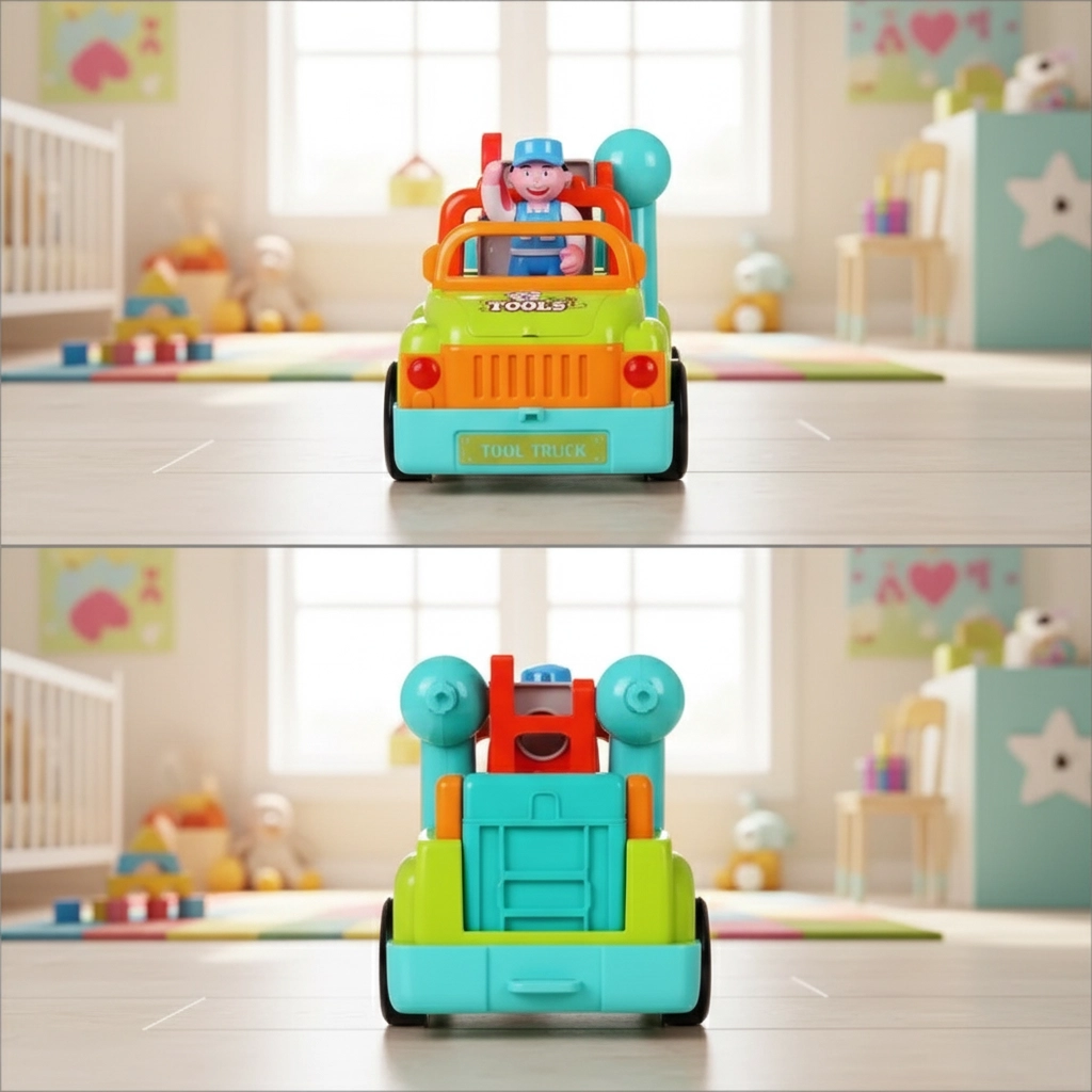 Музыкальная машина-конструктор Hola Toys 6109 с инструментами