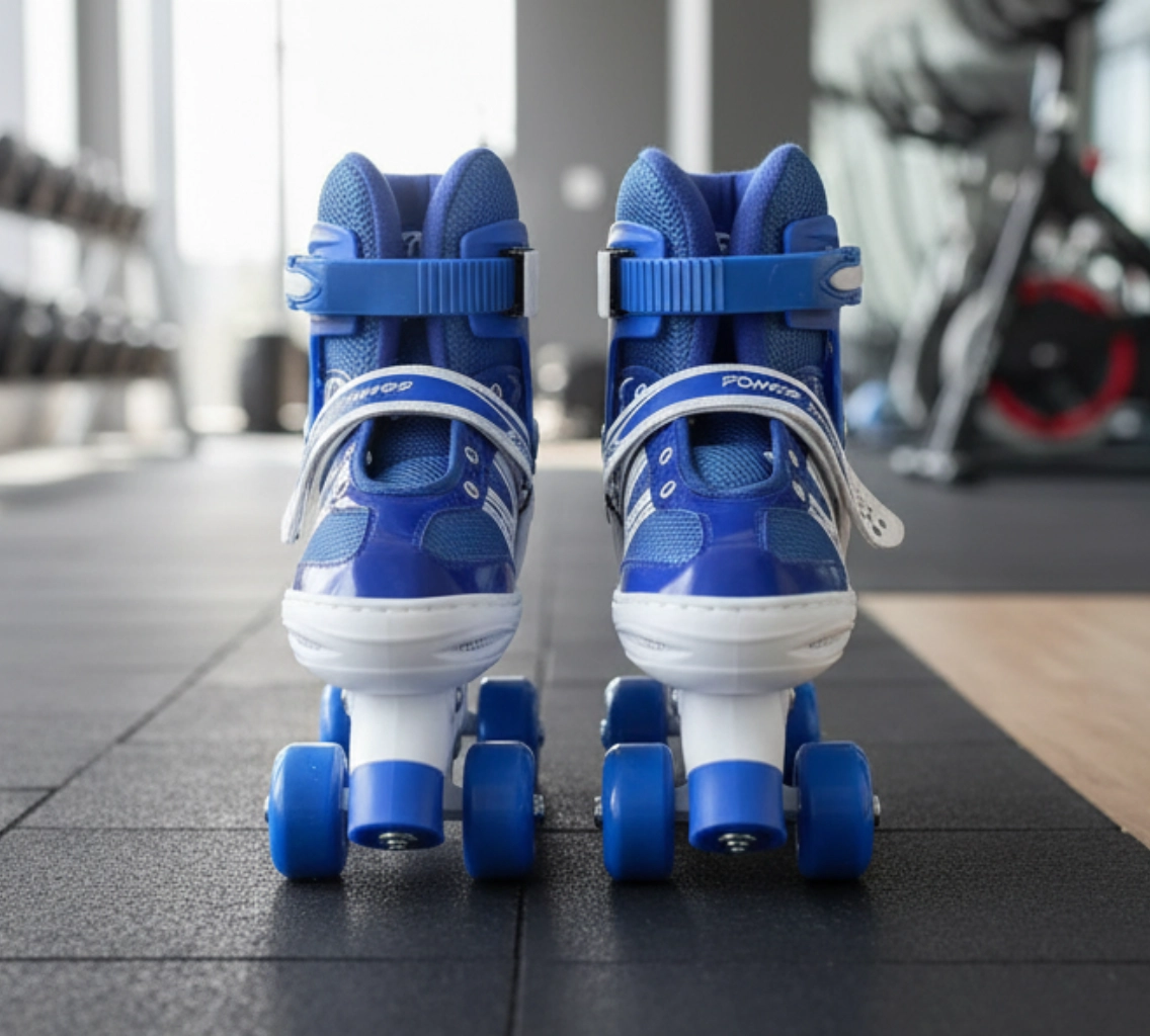 Роликовые коньки квады М гелевые колеса