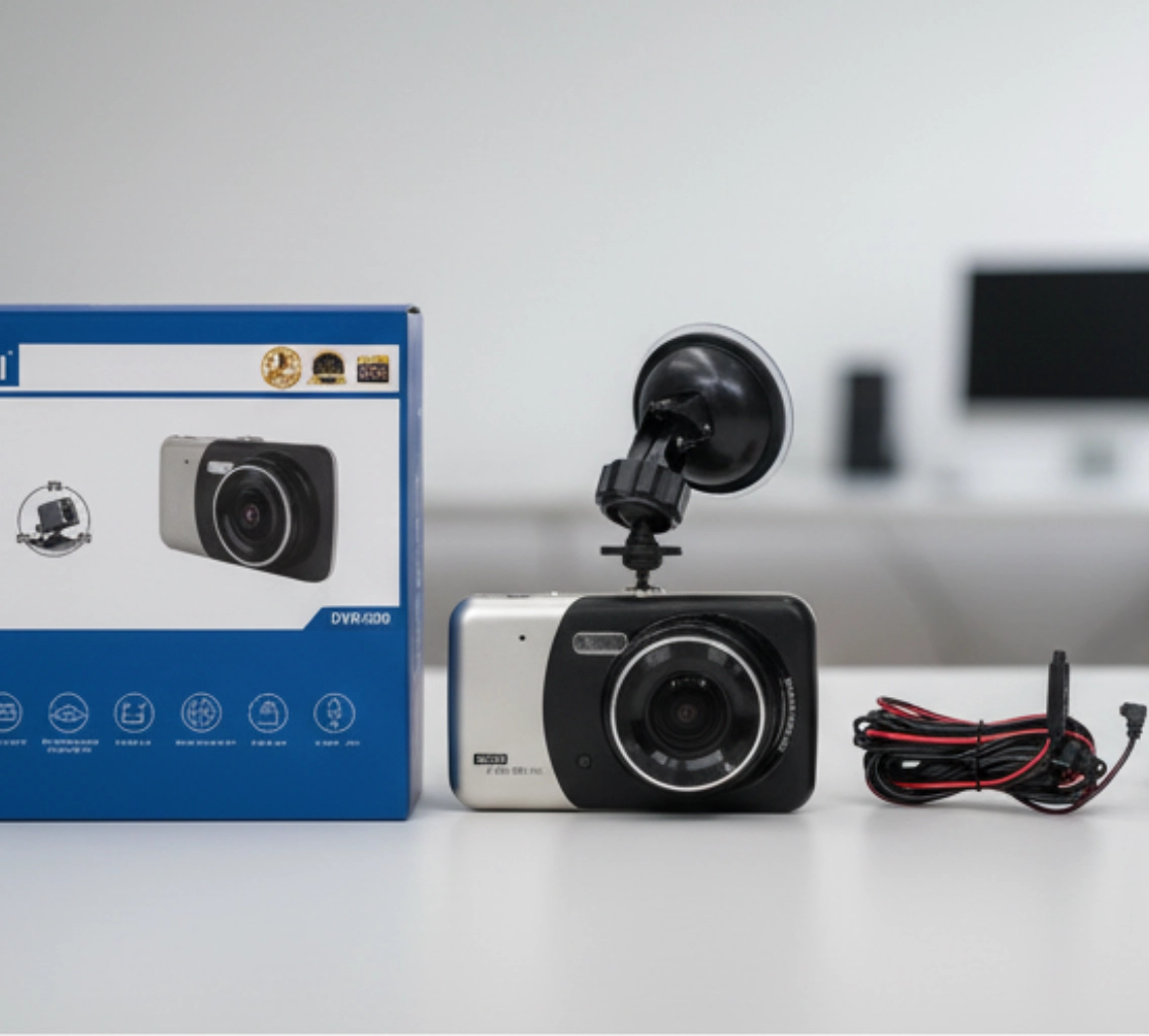 Автомобильный видеорегистратор 2в1 FaizFull DVR-530 Full HD с камерой заднего ви