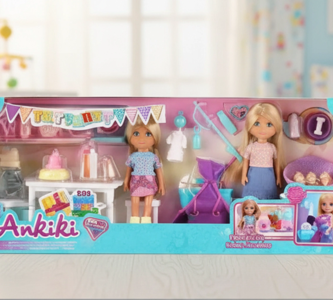 игровой набор с куклами  Ankili