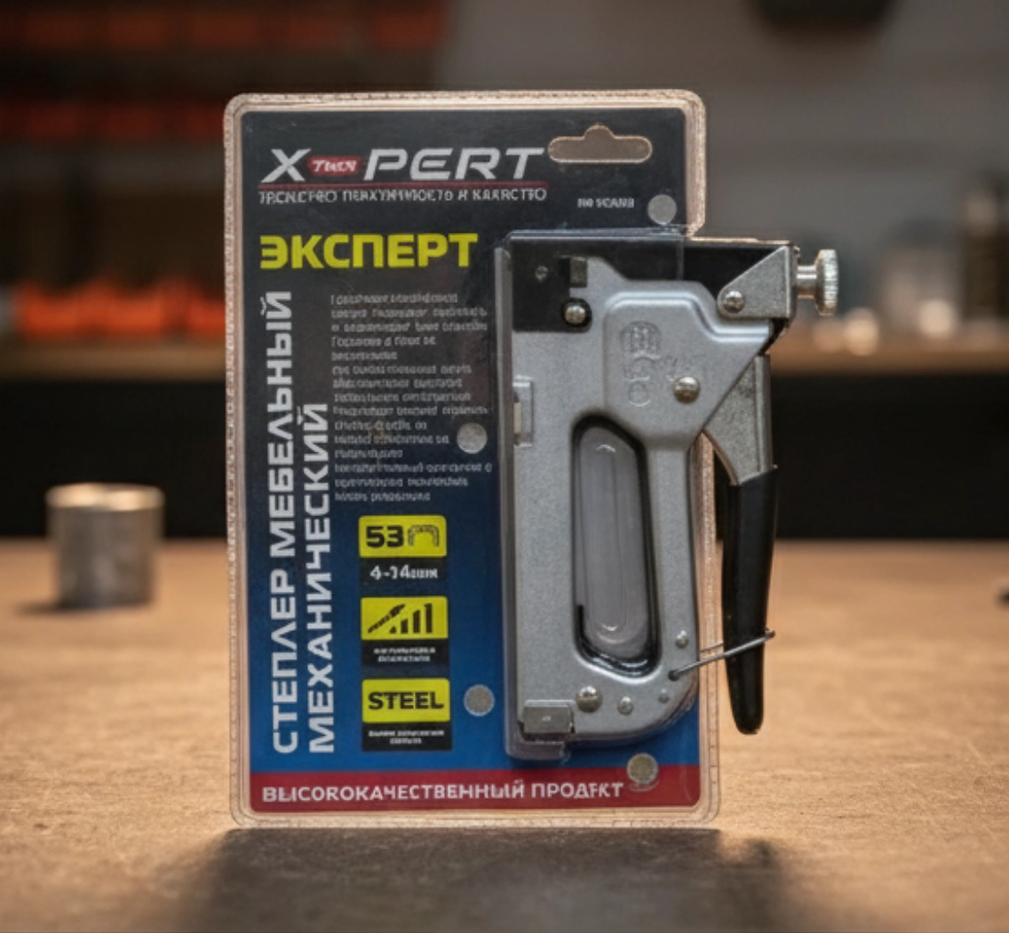 Степлер мебельный механический X-PERT (тип 53)