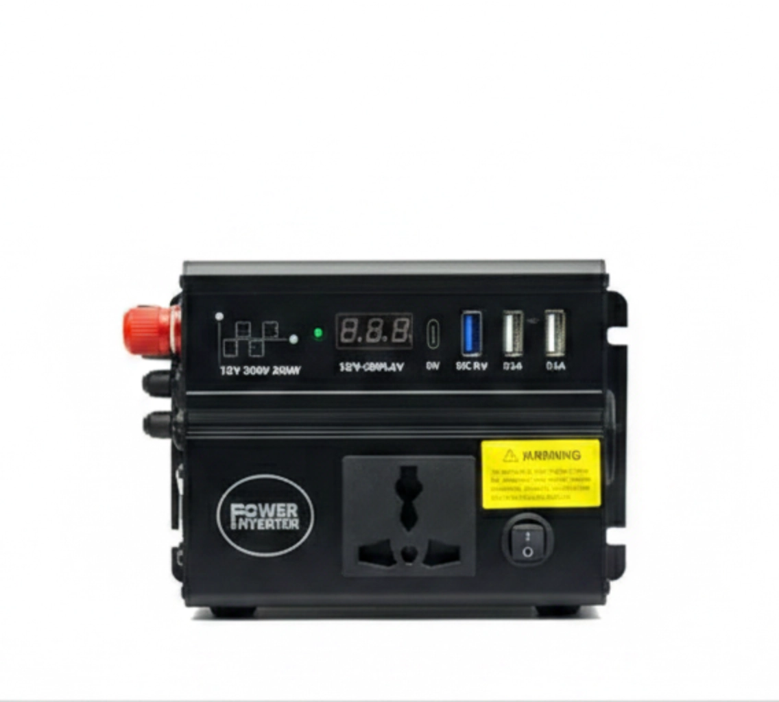 Автомобильный инвертор напряжения 12V в 220V (300W)
