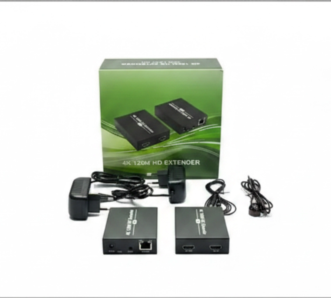 Комплект HDMI удлинителя по витой паре (TX + RX) 4K 120м