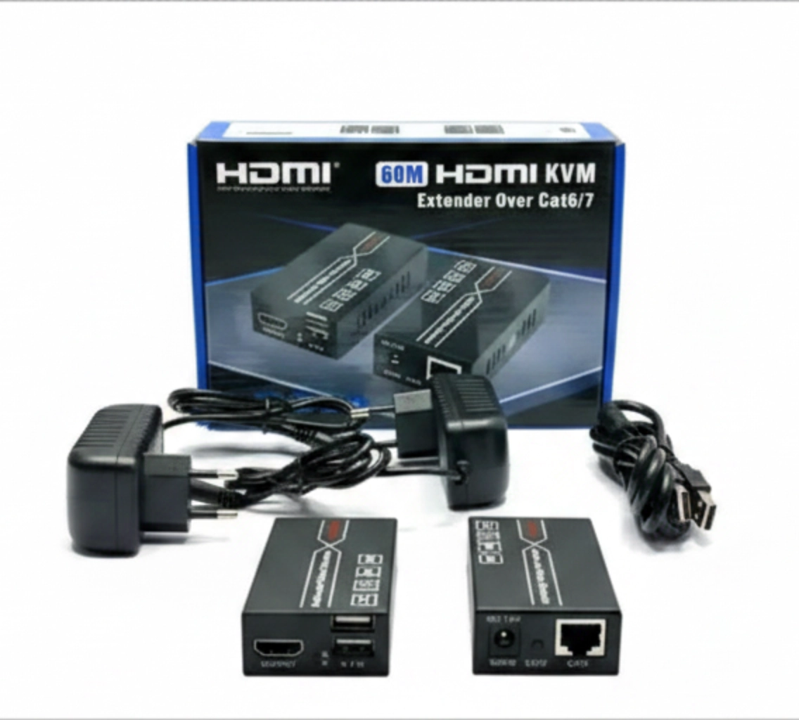 HDMI KVM Extender 60м по витой паре