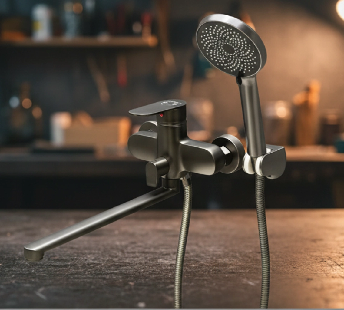 TEMMAX смеситель для ванны TM-110 (графит)