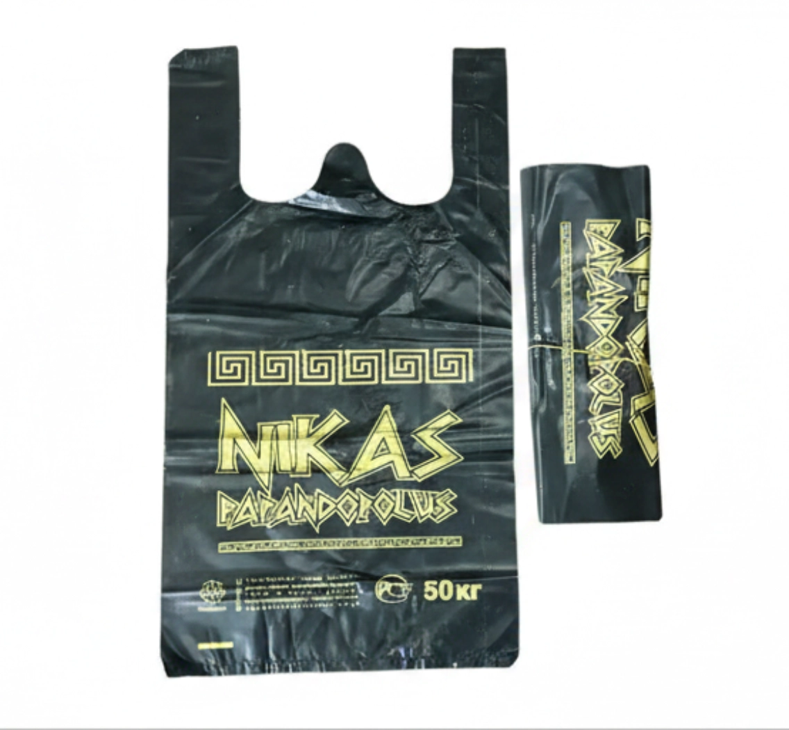 Пакет-майка усиленный NIKAS «Papandopolus» (Черный)