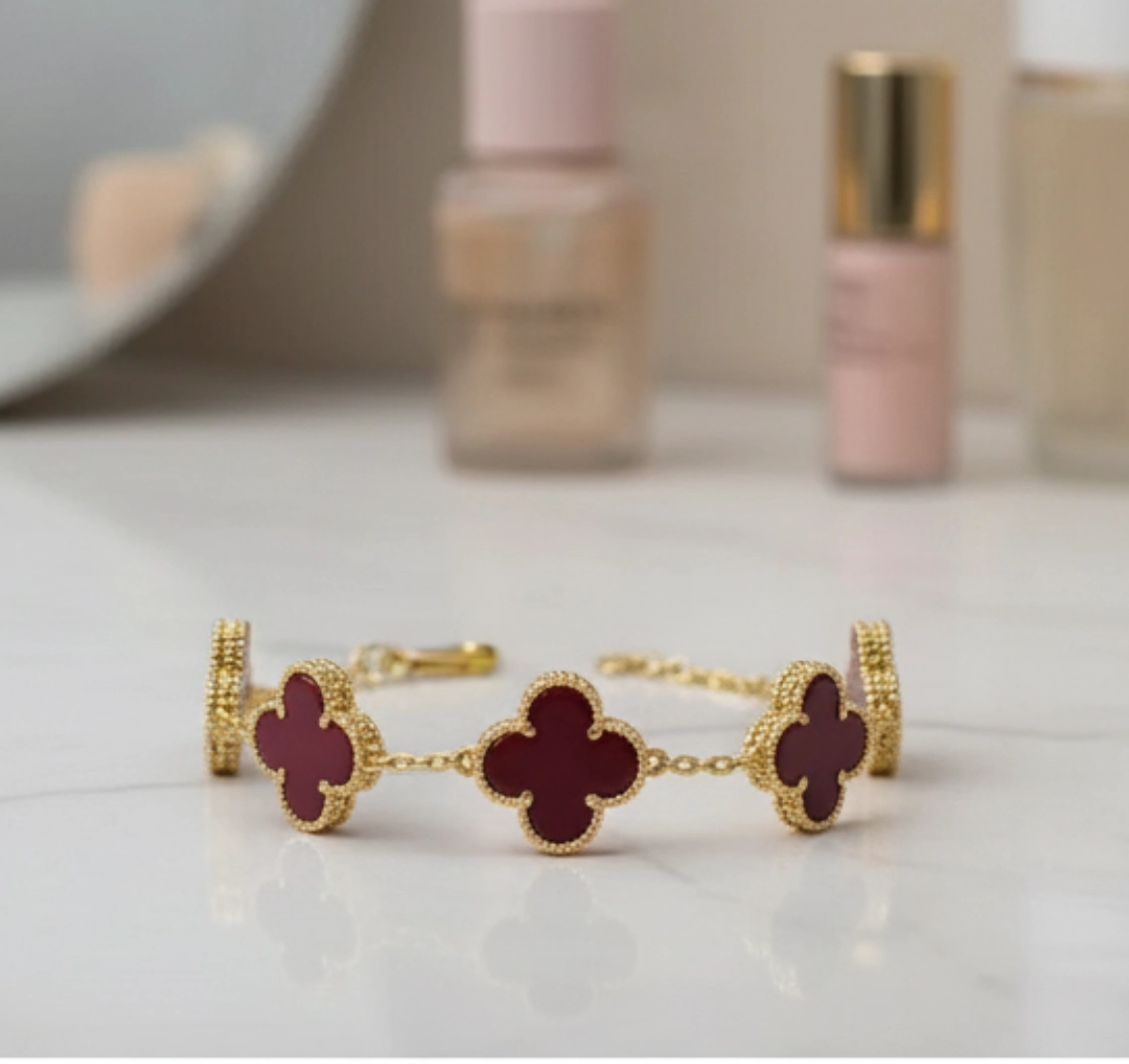Браслет Diamond с клевером
